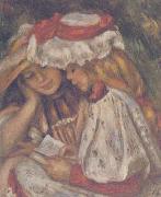 Pierre Renoir Two Girls Reading Spain oil painting artist